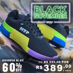 Tênis MVP para Cross Training 5x5 - Black Yellow