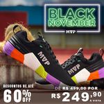 Tênis Para Cross MVP 4x4 - Preto Aquarela 