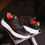 Tênis Preto para Treino Xtep Run II - Black Orange