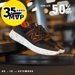 Tênis Preto para Treino Xtep Run II - Black Orange