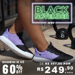 Tênis para cross training Rx Fly - Black Mauve