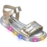 SANDALIA PAMPILI 697060 LED DOURADO/PRATA