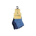 KIT C/3 MEIA LUPO 2165 AZUL/MARINHO/PETROLEO