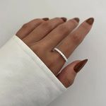 ANEL ZIRCÔNIA CRISTAL PRATA 925