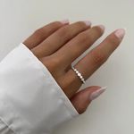 ANEL ZIRCÔNIA CRISTAL PRATA 925