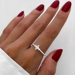 ANEL ZIRCÔNIA CRISTAL PRATA 925