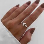 ANEL REGULÁVEL ZIRCÔNIA CRISTAL PRATA 925