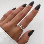 ANEL COM CÍRCULOS VAZADOS PRATA 925