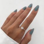 ANEL REDONDO LETRA X PRATA 925