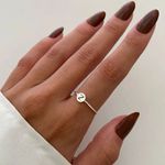 ANEL REDONDO LETRA Z PRATA 925