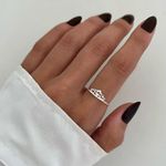 ANEL COROA PRATA 925