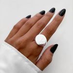 ANEL REDONDO PRATA CLARA SÃO BENTO PRATA 925