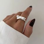 ANEL LAÇO LISO PRATA 925