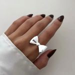 ANEL LAÇO LISO PRATA 925