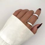 ANEL REGULÁVEL LISO PRATA 925