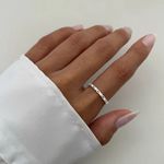 ANEL ZIRCÔNIA CRISTAL PRATA 925