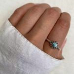 ANEL INDIANO PEDRA TURQUESA PRATA 925