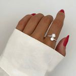 ANEL FLOR ZIRCÔNIA CRISTAL PRATA 925