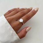 ANEL REDONDO ZIRCÔNIA CRISTAL PRATA 925