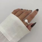 ANEL GIRASSOL PRATA 925