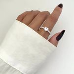 ANEL CORAÇÃO ZIRCÔNIA CRISTAL PRATA 925