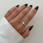 ANEL SOLITÁRIO ZIRCÔNIA CRISTAL PRATA 925