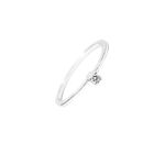 ANEL SOLITÁRIO ZIRCÔNIA CRISTAL PRATA 925