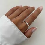 ANEL REGULÁVEL ZIRCÔNIA CRISTAL PRATA 925