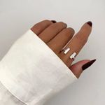 ANEL REGULÁVEL ZIRCÔNIA CRISTAL PRATA 925