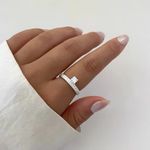 ANEL ZIRCÔNIA CRISTAL PRATA 925