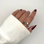 ANEL ENVELHECIDO ZIRCÔNIA CRISTAL PRATA 925