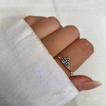 ANEL INDIANO TRIÂNGULO PRATA 925