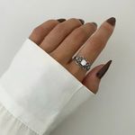 ANEL INDIANO ZIRCÔNIA CRISTAL MARCASSITA PRATA 925