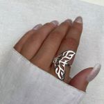 ANEL RABO DE BALEIA PRATA 925