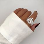 ANEL ARO TRABALHADO ZIRCÔNIA CRISTAL PRATA 925