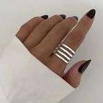 ANEL 4 FIOS REGULÁVEL PRATA 925