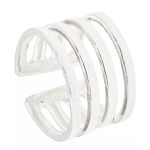 ANEL 4 FIOS REGULÁVEL PRATA 925