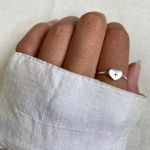 ANEL CORAÇÃO CRUZ PRATA 925 