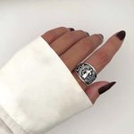 ANEL INDIANO SÃO BENTO PRATA 925