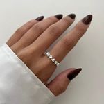 ANEL ZIRCÔNIA CRISTAL PRATA 925