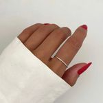 ANEL ARO LISO PRATA 925