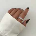 ANEL AMOR ZIRCÔNIA AZUL CLARO PRATA 925