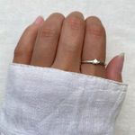 ANEL ESTRELA LISO PRATA 925