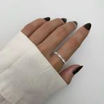 ANEL INFINITO ZIRCÔNIA CRISTAL PRATA 925