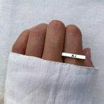 ANEL ESCRITO AR PRATA 925