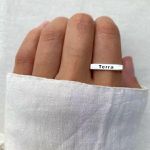 ANEL ESCRITO TERRA PRATA 925