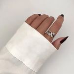 ANEL ENVELHECIDO ZIRCÔNIA CRISTAL PRATA 925