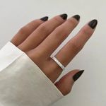 ANEL APARADOR COM ZIRCÔNIAS CRISTAIS PRATA 925