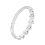 ANEL TRIÂNGULOS ZIRCÔNIA CRISTAL PRATA 925