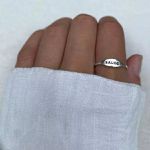 ANEL SAÚDE ZIRCÔNIA AZUL CLARO PRATA 925